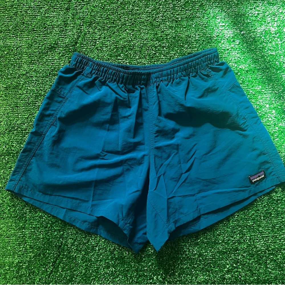 Patagonia Blue Athletic Shorts Lightweight Performance